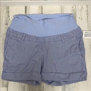 NWT Blue and White Maternity Shorts H&M